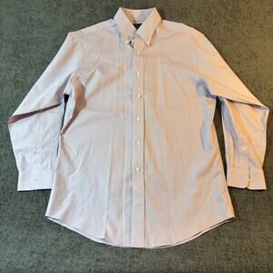 Jos A Banks 16 Long Sleeve Shirt Light Purple Classic Collection Tailored Fit